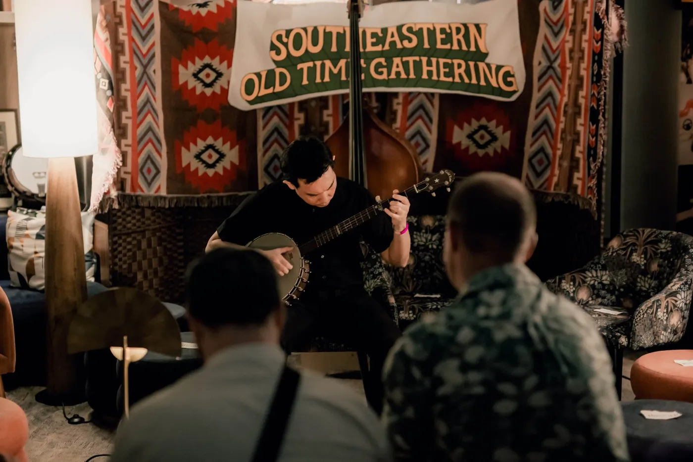 Musicians performing